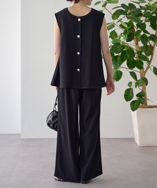 LIVETART（リヴェタート）の「ジョーゼットイージーパンツ（その他パンツ・レディース・ブラック/ブラウン・1/0）」の14枚目の写真