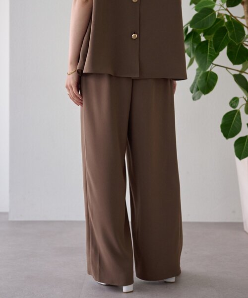 LIVETART（リヴェタート）の「ジョーゼットイージーパンツ（その他パンツ・レディース・ブラック/ブラウン・1/0）」の17枚目の写真