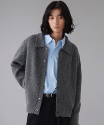 LUENNA(Gi)́yLUENNAzCollared Knit Polo Cardigan / ݕt jbg| J[fBK(J[fBK/{)