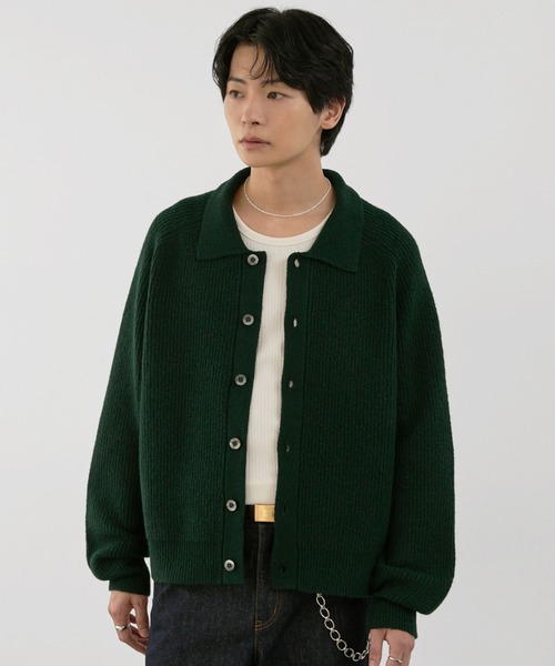 LUENNA（ルエナ）の「【LUENNA】Collared Knit Polo Cardigan / 襟付き