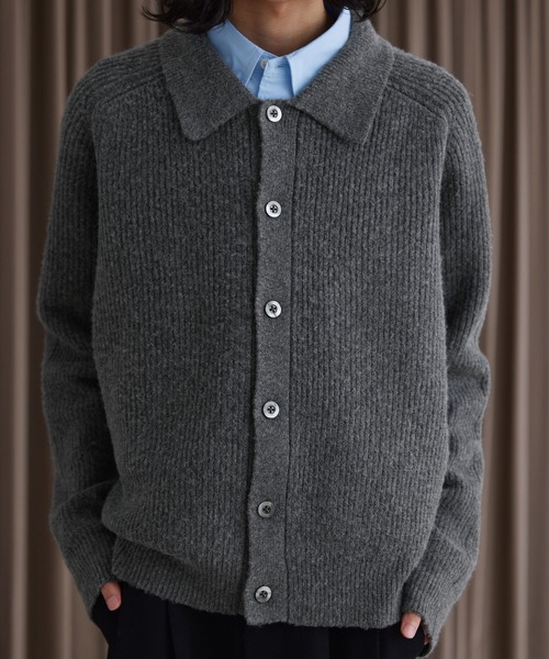 LUENNA（ルエナ）の「【LUENNA】Collared Knit Polo Cardigan / 襟付き