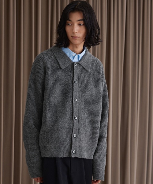 Knit polo cardigan / ニットポロカーディガン　Lサイズ Knit polo cardigan / ニットポロカーディガン Lサイズ SINSS（シンス