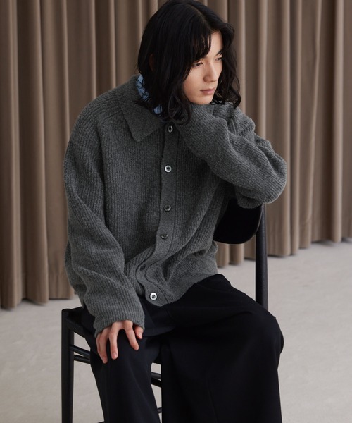 LUENNA（ルエナ）の「【LUENNA】Collared Knit Polo Cardigan / 襟付き