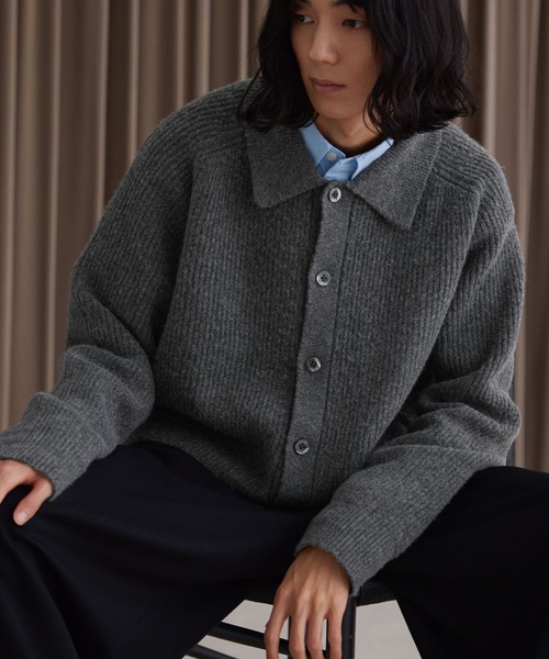 LUENNA（ルエナ）の「【LUENNA】Collared Knit Polo Cardigan / 襟付き
