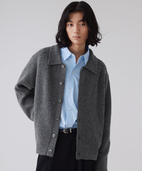 Knit polo cardigan / ニットポロカーディガン　Lサイズ Knit polo cardigan / ニットポロカーディガン Lサイズ SINSS（シンス