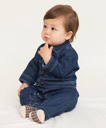 BRANSHES | デニム/ツイルカバーオール(ロンパース)