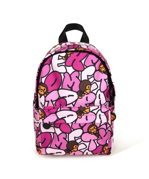 A BATHING APE(アベイシングエイプ)の「BABY MILO MINI BACKPACK #2(バックパック/リュック・メンズ・ピンク/マルチ・FREE)」の3枚目の写真