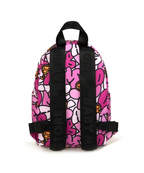 A BATHING APE(アベイシングエイプ)の「BABY MILO MINI BACKPACK #2(バックパック/リュック・メンズ・ピンク/マルチ・FREE)」の5枚目の写真