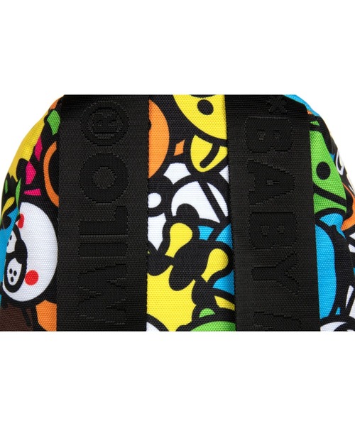 A BATHING APE(アベイシングエイプ)の「BABY MILO MINI BACKPACK #2(バックパック/リュック・メンズ・ピンク/マルチ・FREE)」の10枚目の写真