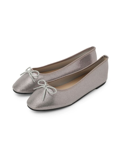 ITS'DEMO(イッツデモ)の「【6色展開】ラウンドフラットシューズ(パンプス・レディース・ブラック/ベビーピンク/ボルドー/ブロンズ/ブラック系3/ゴールド・40/38)」の6枚目の写真