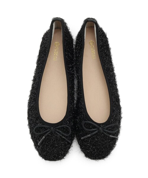 ITS'DEMO(イッツデモ)の「【6色展開】ラウンドフラットシューズ(パンプス・レディース・ブラック/ベビーピンク/ボルドー/ブロンズ/ブラック系3/ゴールド・40/38)」の13枚目の写真