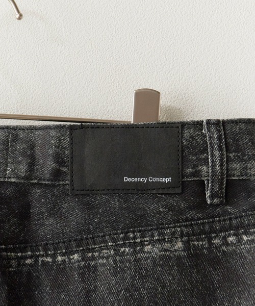 Theater code（シアターコード）の「Damage print design curved denim/ダメージプリントデザイン カーブデニムメンズ（デニムパンツ・メンズ・ブラック・M/L）」の10枚目の写真