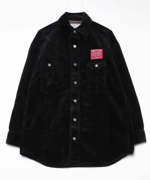 “SPRAY ORB” ハルスカラーシャツ ブラック 72204 Vivienne Westwood MAN（ヴィヴィアンウエストウッドマン）の「“SPRAY