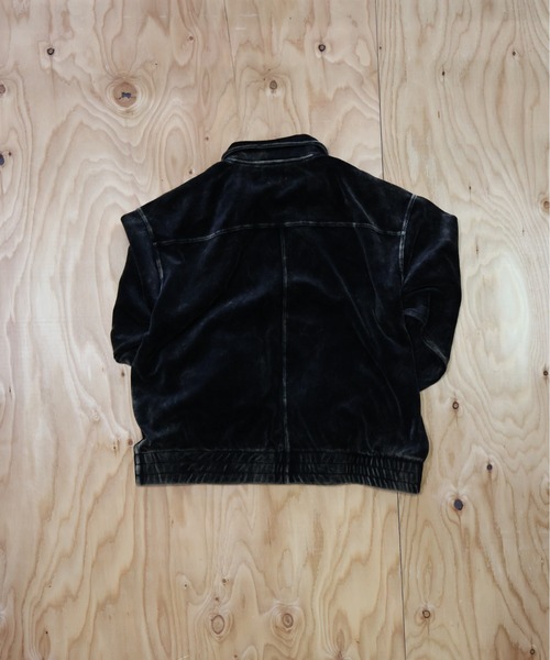 many men many mind（メニーメンメニーマインド）の「MANYMENMANYMINDS / パウダー加工ベロア/セットアップ/ZIPブルゾン/イージーワイドパンツ（セットアップ・メンズ・ブラウン/ブラック・LARGE/X-LARGE/MEDIUM）」の8枚目の写真