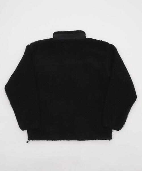 WEGO（ウィゴー）の「WEGO/【25年秋冬新作】ボアブルゾン（ブルゾン・メンズ・ベージュ/ブラック/オフホワイト・SMALL/MEDIUM/LARGE）」の6枚目の写真