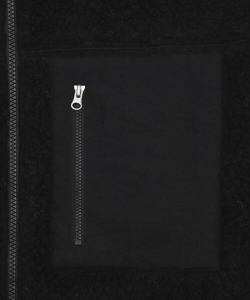 WEGO（ウィゴー）の「WEGO/【25年秋冬新作】ボアブルゾン（ブルゾン・メンズ・ベージュ/ブラック/オフホワイト・SMALL/MEDIUM/LARGE）」の10枚目の写真