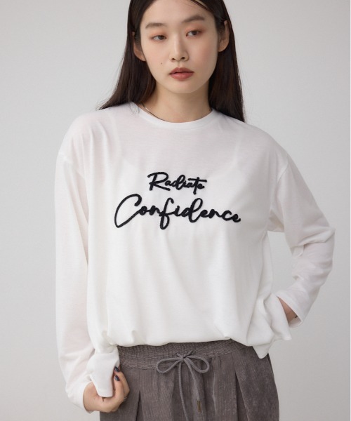 セール】シシュウロゴロングスリーブTシャツ（Tシャツ/カットソー