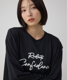 シシュウロゴロングスリーブTシャツ