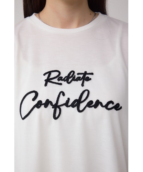 AZUL by moussy(アズールバイマウジー)の「シシュウロゴロングスリーブTシャツ(Tシャツ/カットソー・レディース・ブラック/ライトグレー/ホワイト・FREE)」の6枚目の写真