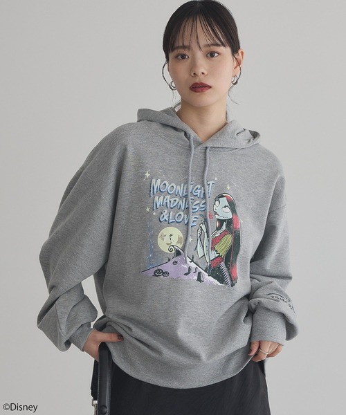 Disney(ディズニー)の「ナイトメア/アソートプリントパーカー(パーカー・レディース・杢グレー/ホワイト系その他/ネイビー・FREE)」の3枚目の写真