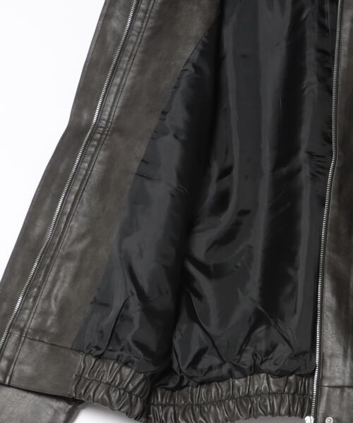 SpRay（スプレイ）の「ヴィンテージレザーZIPブルゾン（ブルゾン・レディース・ブラック/ブラウン/ブラック×ブラック・FREE）」の22枚目の写真