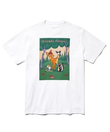 新品 kyne disney ポスター Tシャツ on air ミッキーマウス Mickey Mouse / T-shirt Designed by KYNE（Tシャツ/カットソー