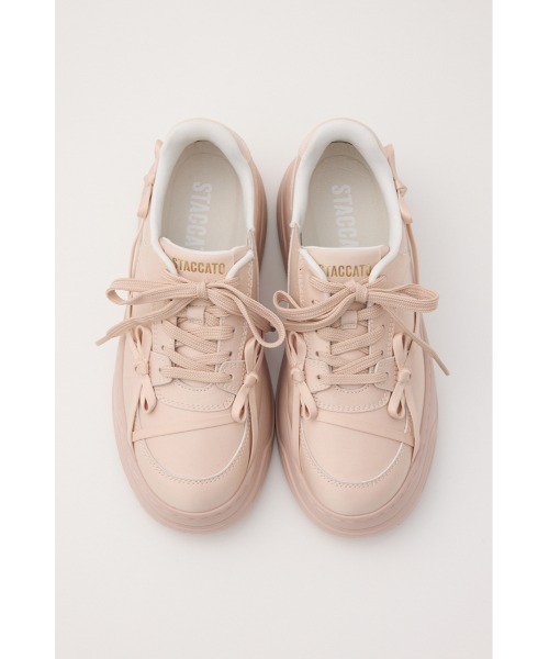 STACCATO（スタッカート）の「ラッピングライトフォームスニーカー（スニーカー・レディース・サーモンピンク/ホワイト・23cm/23.5cm/24cm/24.5cm/22.5cm）」の3枚目の写真