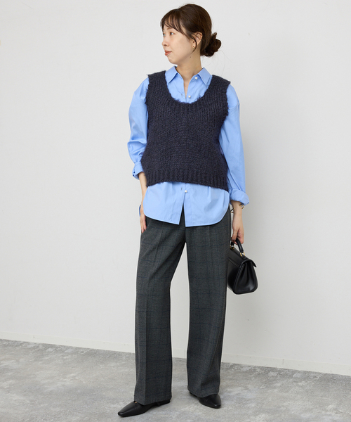 Spick & Span(スピックアンドスパン)の「TRICOTS JEANMARC/トリコットジーンマルク 別注 ベスト(ベスト・レディース・ピンク/ネイビー・FREE)」の11枚目の写真