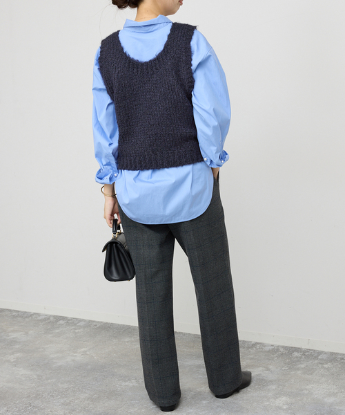 Spick & Span(スピックアンドスパン)の「TRICOTS JEANMARC/トリコットジーンマルク 別注 ベスト(ベスト・レディース・ピンク/ネイビー・FREE)」の13枚目の写真