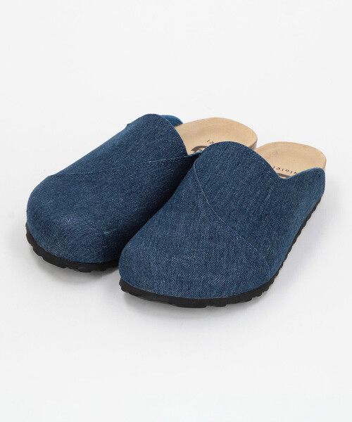 ONIGIRI（オニギリ）の「デニム　サボサンダル（サンダル・レディース・ブラック/ネイビー・M/L/S）」の15枚目の写真