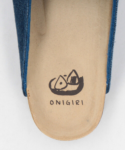 ONIGIRI（オニギリ）の「デニム　サボサンダル（サンダル・レディース・ブラック/ネイビー・M/L/S）」の5枚目の写真
