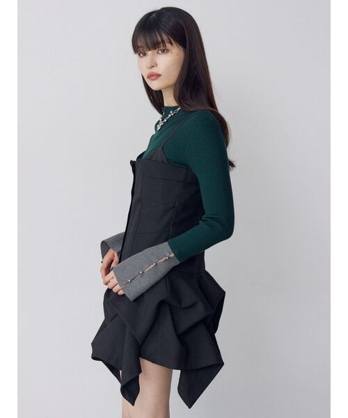 セール】タックバルーンミニジャンスカ（ワンピース）｜MURUA