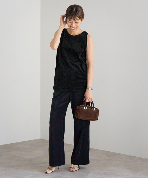 IENA（イエナ）の「Maison IENAベロアタンクトップ（タンクトップ・レディース・ブラック・FREE）」の12枚目の写真