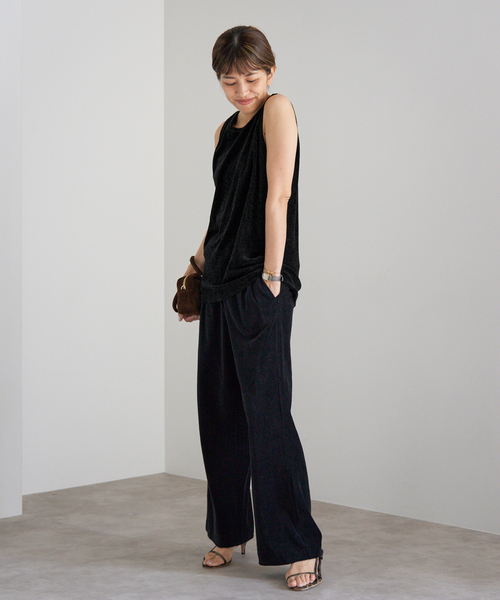 IENA（イエナ）の「Maison IENAベロアタンクトップ（タンクトップ・レディース・ブラック・FREE）」の11枚目の写真