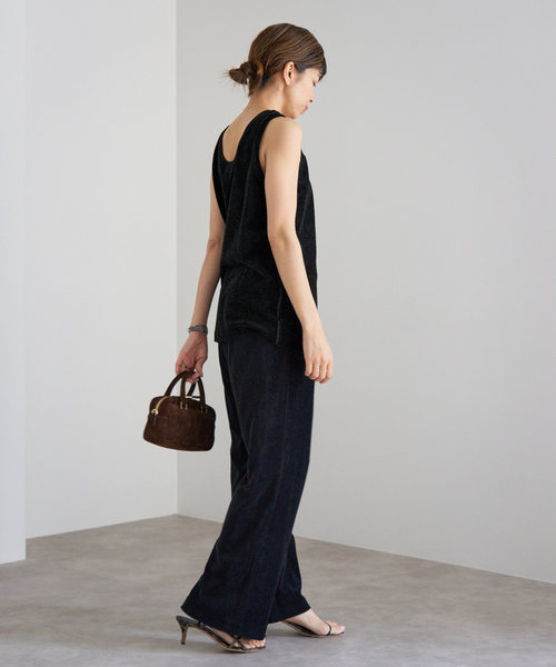 IENA（イエナ）の「Maison IENAベロアタンクトップ（タンクトップ・レディース・ブラック・FREE）」の14枚目の写真