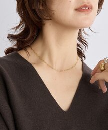 RIVE DROITE | 【顔回りを華やかに】SV925スクエアチェーンショートネックレス(ネックレス)