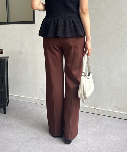 Thevon（ゼボン）の「ストレッチセミフレアパンツ（その他パンツ・レディース・ブラウン/ブラック・S/M）」の21枚目の写真