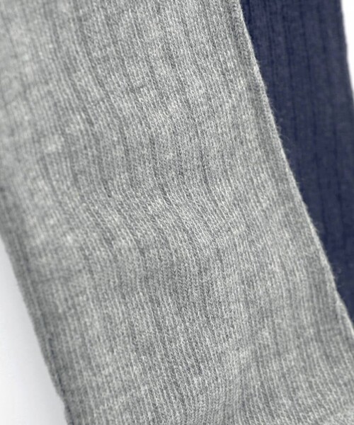 BRANSHES（ブランシェス）の「【ベビー】シンプルリブスパッツ（その他ベビー用品・キッズ・グレー/ネイビー・FREE）」の8枚目の写真