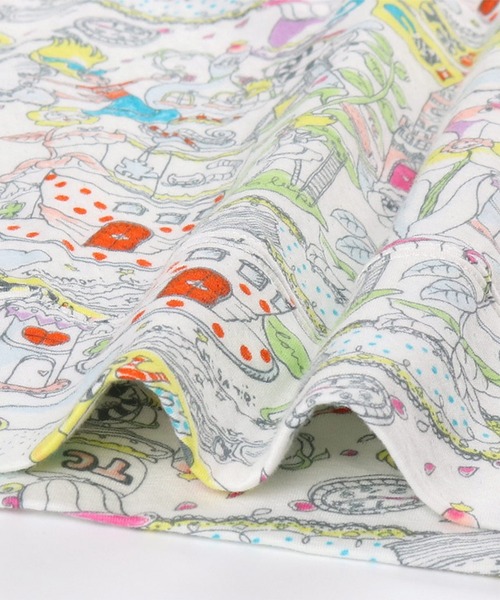 tsumori chisato SLEEP（ツモリチサト スリープ）の「綿100%(本体)　パジャマ　長袖　長ズボン（ルームウェア/パジャマ・レディース・ピンク系その他/ホワイト系その他・L/M）」の9枚目の写真