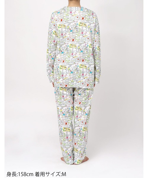 tsumori chisato SLEEP（ツモリチサト スリープ）の「綿100%(本体)　パジャマ　長袖　長ズボン（ルームウェア/パジャマ・レディース・ピンク系その他/ホワイト系その他・L/M）」の13枚目の写真