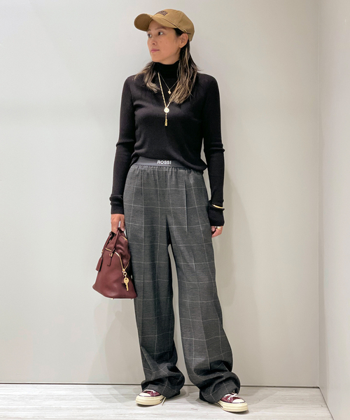 AP ROSSIパンツ AP STUDIO パンツ 「ROSSI/ロッシ」レイヤードコットンパンツ