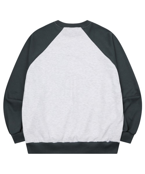 MUCENT（ムセント）の「◇MUCENT◇ブランド直輸入正規品/MUCENT ハートレタリング ラグラン MTM MUCENT HEART LETTERING RAGLAN MTM（スウェット・レディース・レッド/ブルー/チャコール・FREE）」の5枚目の写真