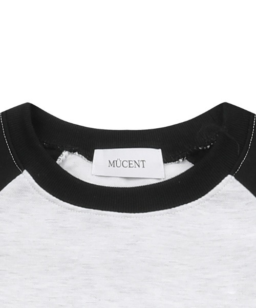 MUCENT（ムセント）の「◇MUCENT◇ブランド直輸入正規品/MUCENT ハートレタリング ラグラン MTM MUCENT HEART LETTERING RAGLAN MTM（スウェット・レディース・レッド/ブルー/チャコール・FREE）」の13枚目の写真