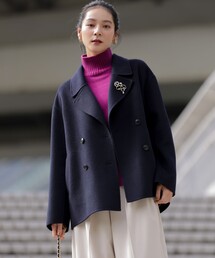 組曲（クミキョク）の「ダブルブレストリバー コート（その他アウター）」