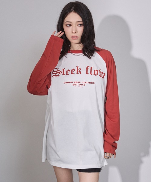 ENVYM(アンビー)の「ラグランビッグロンT(Tシャツ/カットソー・レディース・ブラック/ブラウン/レッド・FREE)」の18枚目の写真