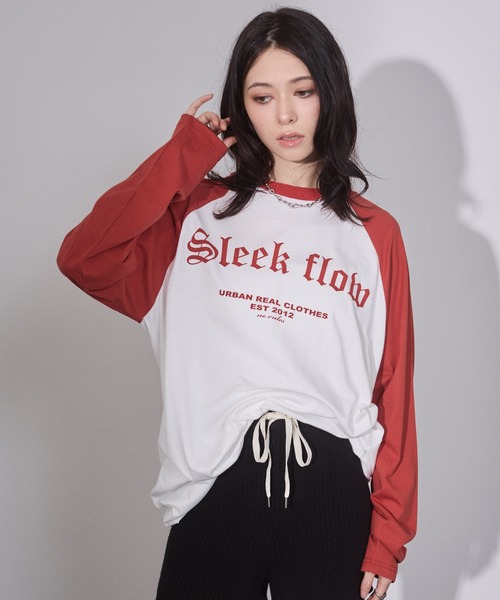 ENVYM(アンビー)の「ラグランビッグロンT(Tシャツ/カットソー・レディース・ブラック/ブラウン/レッド・FREE)」の20枚目の写真