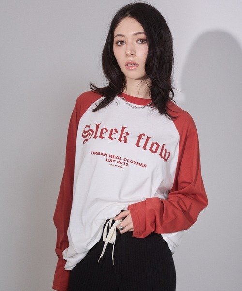 ENVYM(アンビー)の「ラグランビッグロンT(Tシャツ/カットソー・レディース・ブラック/ブラウン/レッド・FREE)」の19枚目の写真