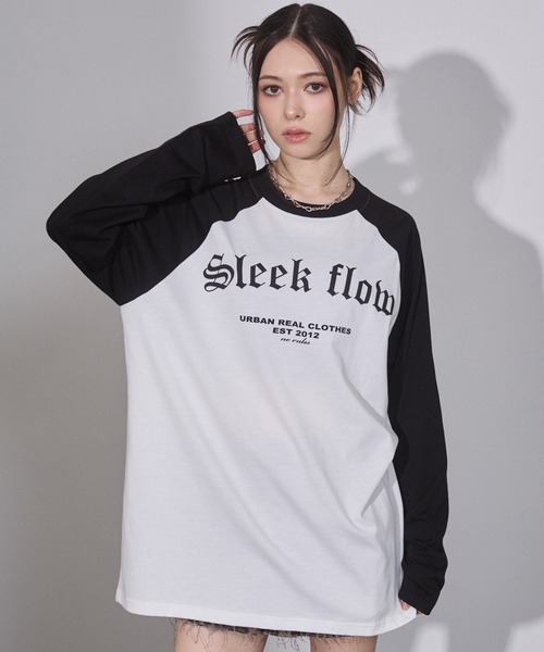 ENVYM(アンビー)の「ラグランビッグロンT(Tシャツ/カットソー・レディース・ブラック/ブラウン/レッド・FREE)」の13枚目の写真