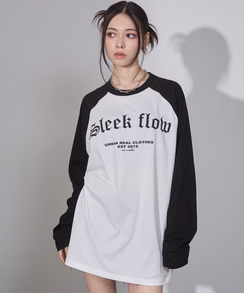 ENVYM(アンビー)の「ラグランビッグロンT(Tシャツ/カットソー・レディース・ブラック/ブラウン/レッド・FREE)」の14枚目の写真