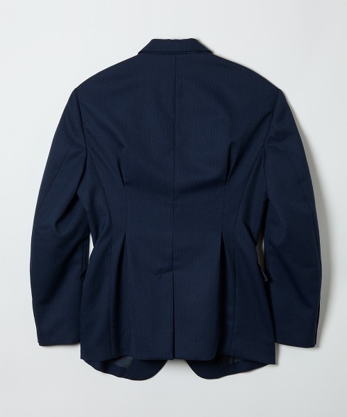soduk(スドーク)の「【soduk】cut cut jacket(テーラードジャケット・レディース・グレー/ネイビー・ONE SIZE)」の5枚目の写真